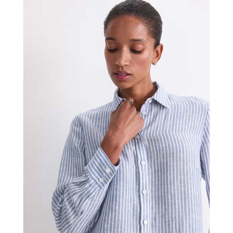 Sportscraft Dahlia Stripe Linen Shirt image number 2